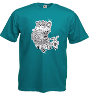 tee-shirt SQUELETTE CHEVRE création de nikko kko